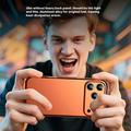 iPhone 17 Pro Metalkofanger med forhøjede kanter - Orange