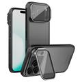 iPhone 17 Pro Nillkin CamShield Prop Hybrid Cover - Gennemsigtig sort