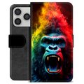 iPhone 17 Pro Premium Flip Cover med Pung - Gorilla