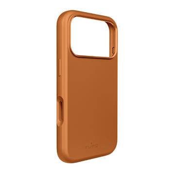 iPhone 17 Pro Puro Icon Mag Pro Silikone Cover - Orange