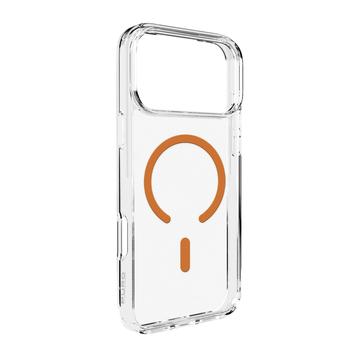 iPhone 17 Pro Puro Lite Mag Hybrid Cover - Orange / gennemsigtig
