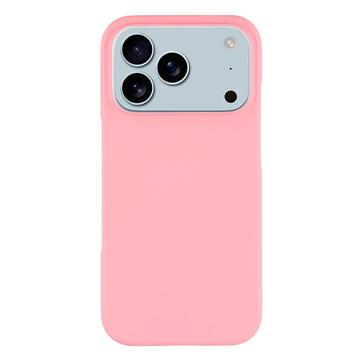 iPhone 17 Pro Gummibelagt Plastik Cover - Pink