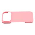 iPhone 17 Pro Gummibelagt Plastik Cover - Pink