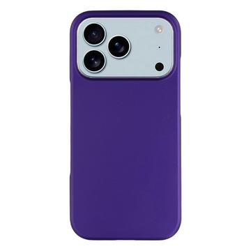 iPhone 17 Pro Gummibelagt Plastik Cover - Lilla
