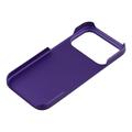 iPhone 17 Pro Gummibelagt Plastik Cover - Lilla