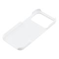 iPhone 17 Pro Gummibelagt Plastik Cover - Hvid