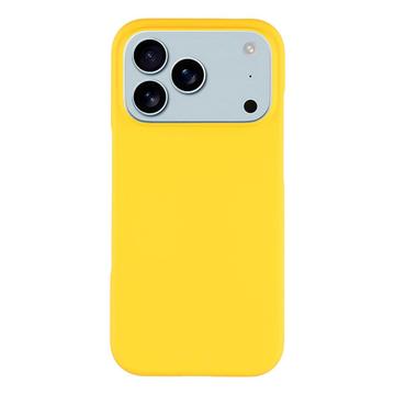 iPhone 17 Pro Gummibelagt Plastik Cover - Gul