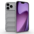iPhone 17 Pro Rugged TPU Cover - Lysegrå