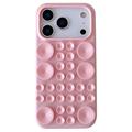 iPhone 17 Pro Silikone cover med sugekop - Pink