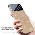 iPhone 17 Pro Mousserende Glitter Hybrid Cover - Gold