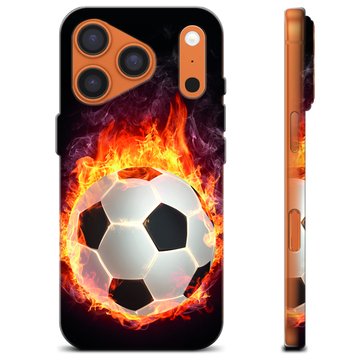 iPhone 17 Pro TPU Cover - Fodbold Flamme