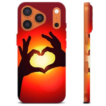 iPhone 17 Pro TPU Cover - Hjertesilhuet