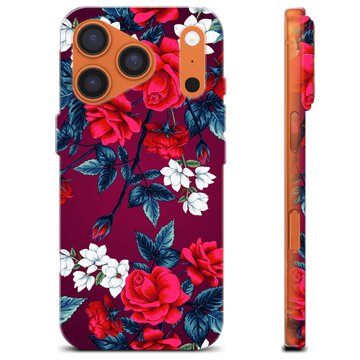 iPhone 17 Pro TPU Cover - Vintage Blomster