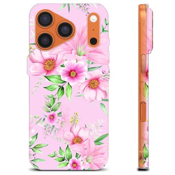 iPhone 17 Pro TPU Cover - Vandfarveblomster