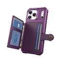 iPhone 17 Pro TPU Cover med Kortholder - Lilla