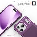 iPhone 17 Pro TPU Cover med Kortholder - Lilla