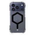 iPhone 17 Pro Tactical MagForce Hexagon Cover - MagSafe-kompatibel - sort / gennemsigtig