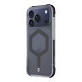 iPhone 17 Pro Tactical MagForce Hexagon Cover - MagSafe-kompatibel - sort / gennemsigtig