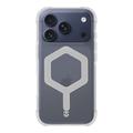iPhone 17 Pro Tactical MagForce Hexagon Cover - MagSafe-kompatibel - hvid / gennemsigtig