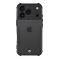 iPhone 17 Pro Tactical Quantum Stealth Cover med forstærkede hjørner - klar / sort