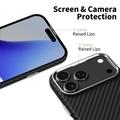 iPhone 17 Pro Tech-Protect Ion Carbon Plast Cover - MagSafe-kompatibel - Sort / sølv
