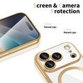 iPhone 17 Pro Tech-Protect MagFlex Cover - MagSafe-kompatibelt - Klar / Guld