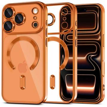iPhone 17 Pro Tech-Protect MagFlex Cover - MagSafe-kompatibelt - Klar / Kosmisk Orange