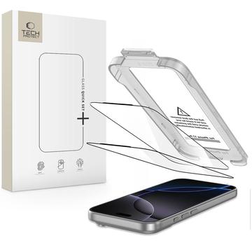 iPhone 17 Pro Tech-Protect Quick Set+ 2-Pack Skærmbeskyttelse Hærdet Glas - Klar