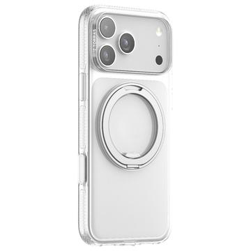 iPhone 17 Pro Torras O Fitness Cover med 360 kickstand - MagSafe-kompatibel - Gennemsigtig