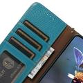 iPhone 17 Pro/18 Pro Læderpung med RFID - Blå