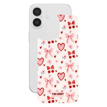iPhone 17 MagSafe-bagplade med hurtig udskiftning - Lyserød kirsebær