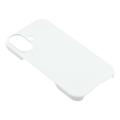 iPhone 17 Gummibelagt Plastik Cover - Hvid