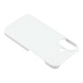 iPhone 17 Gummibelagt Plastik Cover - Hvid