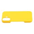 iPhone 17 Gummibelagt Plastik Cover - Gul