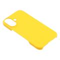 iPhone 17 Gummibelagt Plastik Cover - Gul