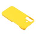 iPhone 17 Gummibelagt Plastik Cover - Gul