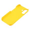 iPhone 17 Gummibelagt Plastik Cover - Gul