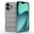 iPhone 17 Rugged TPU Cover - Lysegrå