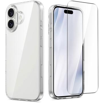 iPhone 17 Saii 2-i-1 TPU Cover & Skærmbeskyttelse Hærdet Glas