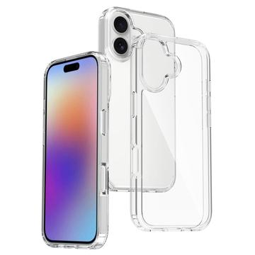 iPhone 17 Ridsefast Hybrid Cover - Gennemsigtig