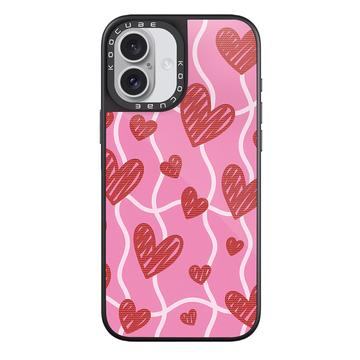 iPhone 17 Slim MagSafe Hybrid Cover - hjerter