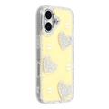 iPhone 17 Funklende Kærlighed og Perle Hybrid Cover