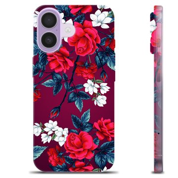 iPhone 17 TPU Cover - Vintage Blomster