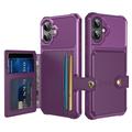 iPhone 17 TPU Cover med Kortholder - Lilla