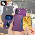 iPhone 17 TPU Cover med Kortholder - Lilla