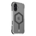 iPhone 17 Tactical MagForce Hexagon Cover - MagSafe-kompatibel - sort / gennemsigtig