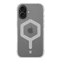 iPhone 17 Tactical MagForce Hexagon Cover - MagSafe-kompatibel - hvid / gennemsigtig
