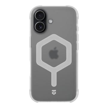 iPhone 17 Tactical MagForce Hexagon Cover - MagSafe-kompatibel - hvid / gennemsigtig