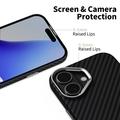 iPhone 17 Tech-Protect Ion Carbon Plast Cover - MagSafe-kompatibel - Sort / sølv