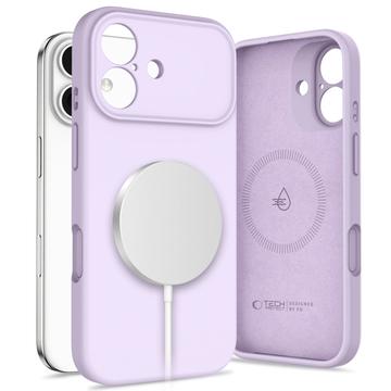 iPhone 17 Tech-Protect flydende silikone cover - MagSafe-kompatibel - Lilla